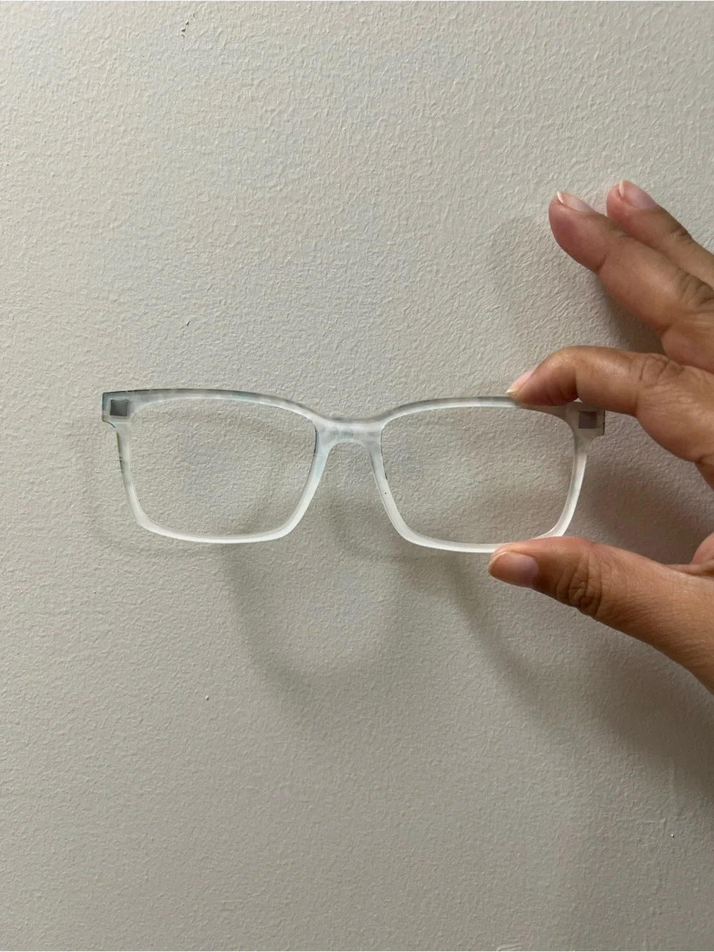 Pair Eyewear Floral Print Square for Kirby - White and Multicolor